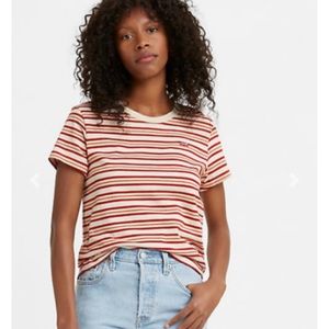 levi's striped t shirt women's